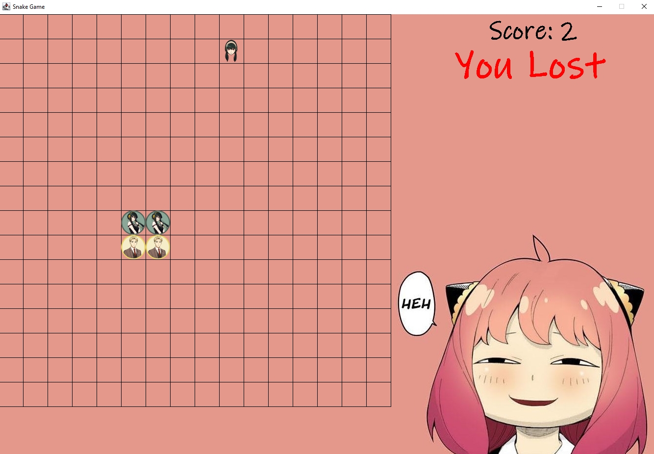 Anya Theme Snake Game